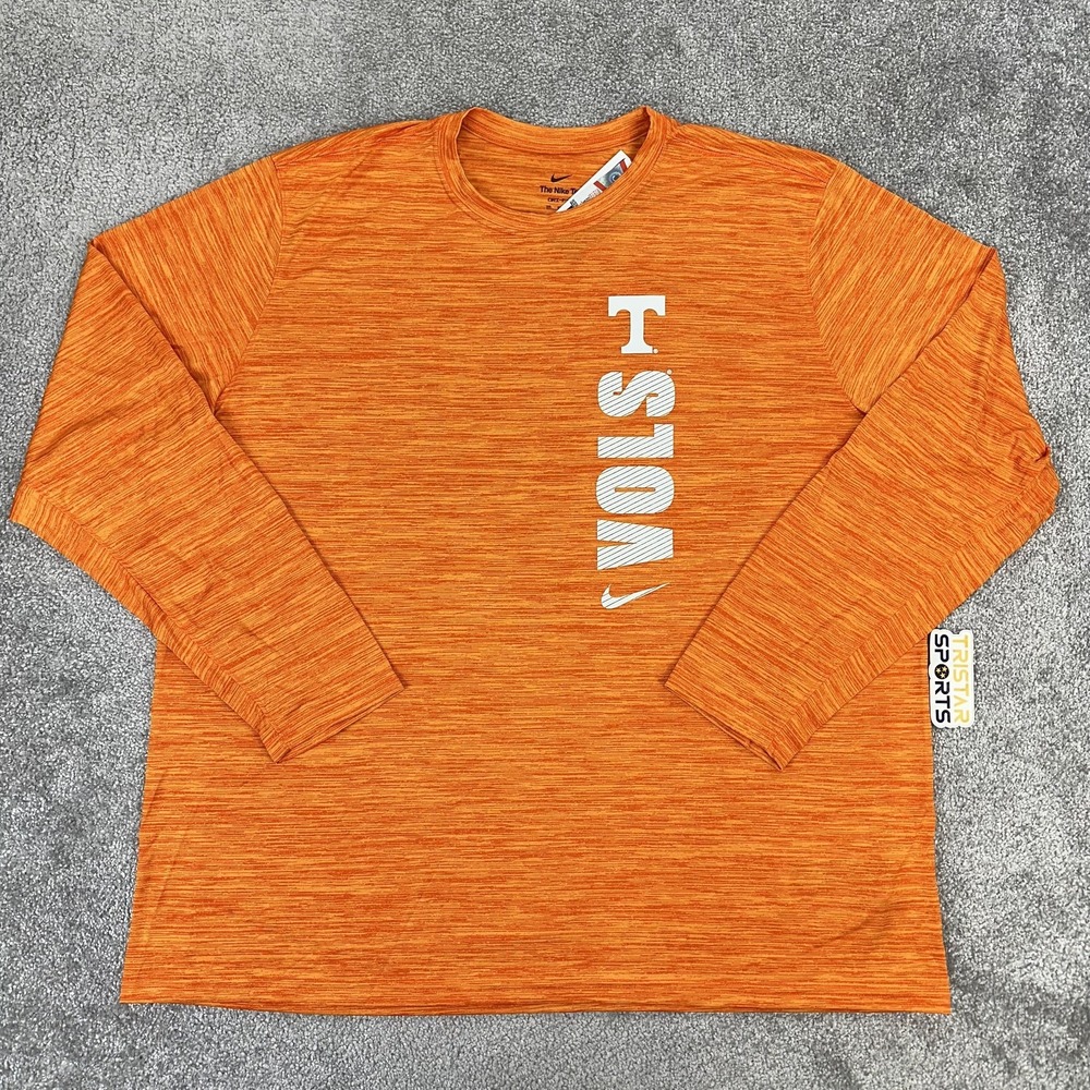 Tennessee Volunteers Long Sleeve Shirt Mens 3XL NCAA Football Nike Dri-FIT Vols